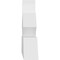 Ekena Millwork Richland Architectural Grade PVC Gable Bracket, 84"W x 17 1/2"H x 4"D x 6"F, 5/12 Pitch GBP084X18X0406RIC00 - alternate 4